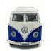 Машинка инерционная Maisto 1:40 Volkswagen Van Samba (21001) white/blue