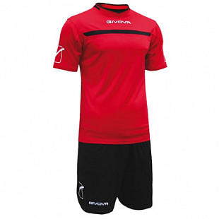 Футбольная форма Givova One KITC58 red/black