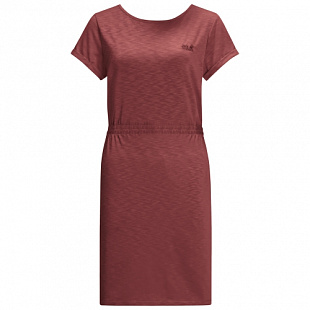 Платье трикотажное женское Jack Wolfskin Travel Dress auburn