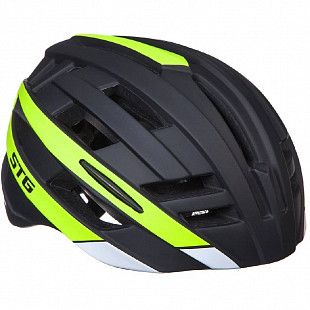 Велошлем STG HB3-8-C black/green
