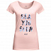 Футболка женская Jack Wolfskin Sea You Soon T W blush pink