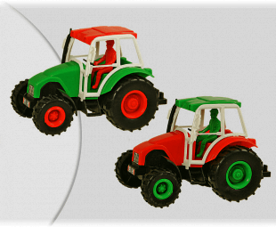Инерционная машина Shenzhen Toys Трактор 168-3 green/red