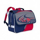 Детский рюкзак для мальчика GRIZZLY RK-997-1 dark blue/grey/red