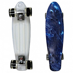 Penny board (пенни борд) Display Space/black LED