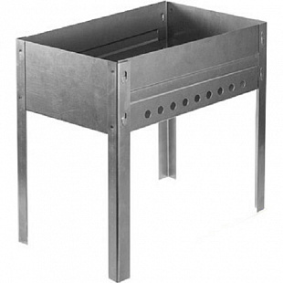 Мангал Рубин-7 Бастион без шампуров (500x300x50 см, толщ. 0,,8 см) 080500-1