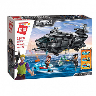 Конструктор Qman Вертолет S.W.A.T 1928