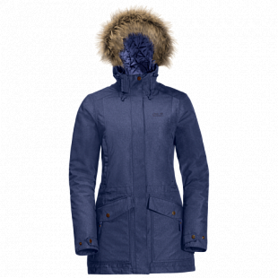 Куртка женская Jack Wolfskin Coastal Range Parka lapiz blue