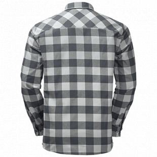 Рубашка мужская Jack Wolfskin Red River Shirt ebony checks