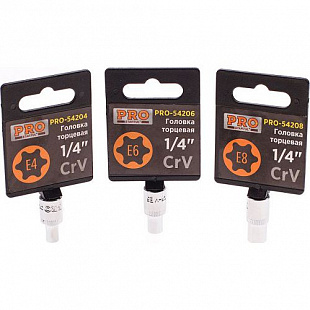 Головка-звездочка Startul 1/4" Е6 PRO-54206