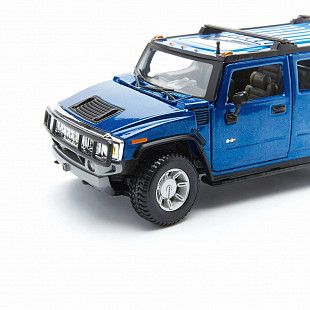 Масштабная модель автомобиля Maisto 1:27 Хаммер Н2 SUV (31231) blue