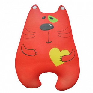 Мягкая игрушка Мнушки Кот Милашка красный АБ000047