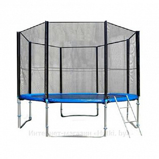 Батут Atlas Sport 252 см - 8ft Pro (усиленные опоры) с сеткой и лестницей