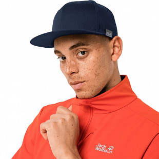 Бейсболка мужская Jack Wolfskin 365 Flat Cap night blue 1908611-1010