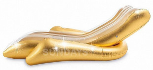 Пляжное кресло Intex Shimmering Gold Lounge 56803