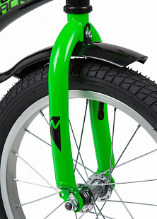 Велосипед Novatrack Strike 16" (2020) 163STRIKE.BKG20 black/green