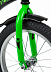 Велосипед Novatrack Strike 16" (2020) 163STRIKE.BKG20 black/green
