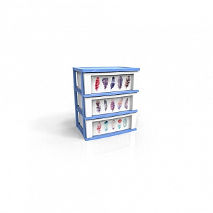 Комод Berossi Serenity 3-х секционный cornflower АС53861000