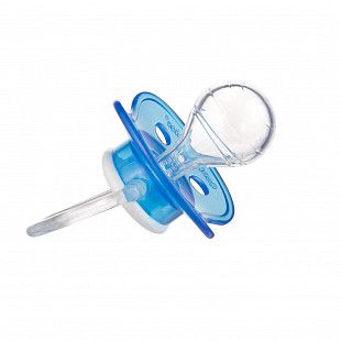 Пустышка силиконовая круглая 0-6 мес. Canpol babies Love&Sea (22/410) blue