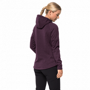 Джемпер женский Jack Wolfskin Sky Thermic Hooded Jkt Women aubergine