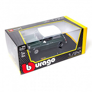 Коллекционная машина Bburago 1:24 Mini Cooper 1969 (18-22011) green