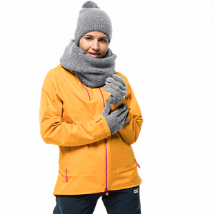 Перчатки женские Jack Wolfskin Merino Glove slate grey