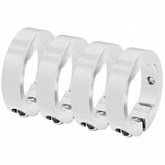 Замок ручек руля HQBC Brush white Q010271