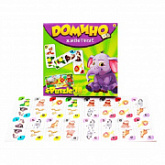 Развивающая игрушка Рыжий Кот Животные Домино + пазлы ИН-6757