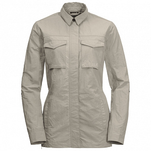 Куртка летняя женская Jack Wolfskin Lakeside Fieldjacket W dusty grey