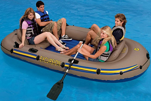 Лодка надувная Intex Excursion 4 68324NP