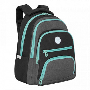 Рюкзак школьный GRIZZLY RD-140-1 /2 black/grey
