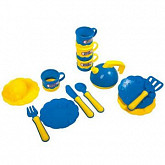 Набор Shenzhen Toys посуды в сетке 716-1 blue/yellow