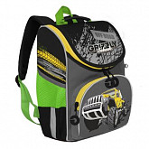 Рюкзак школьный с мешком GRIZZLY RAm-185-10 /1 black/grey