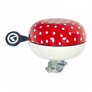 Велозвонок Kellys Bell 80 Красный в горошек red