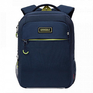 Рюкзак школьный GRIZZLY RB-156-1 /2 blue