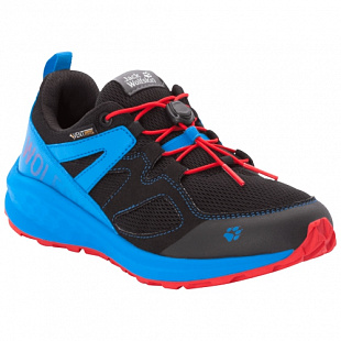Кроссовки детские Jack Wolfskin Unleash 2 Speed Vent Low K black / blue