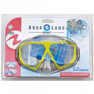Маска для плавания Aqua Lung Sport Montego Pro Junior 60703 yellow