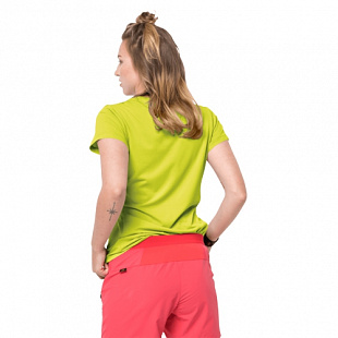 Футболка женская Jack Wolfskin Narrows T W flashing green