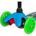 Самокат-кикборд Novatrack Disco-kids Print 120H.DISCOKIDS.SGBL20 black/green/blue