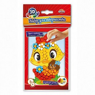 Набор для детского творчества Мозаика из пластилина Dalis Уточка Элли МС-607