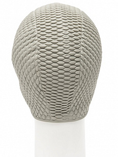 Шапочка для бассейна (плавания) женская Mad Wave Bubble gray