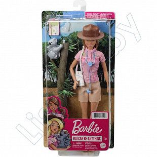 Кукла Barbie Кем быть? Зоолог (GXV86)