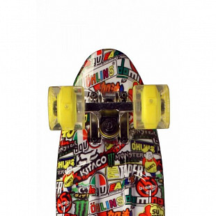 Penny board (пенни борд) Triumf Active Led Print Streetlight 22" TLS-401G