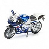 Масштабная модель мотоцикла Bburago 1:18 Suzuki GSX-R750 (18-51008) НОВОЕ ПОСТУПЛЕНИЕ