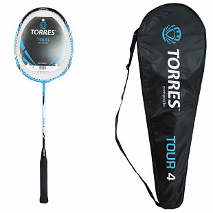 Ракетка для бадминтона Torres Tour 4 BD-501 blue/black