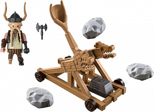 Игровой набор Playmobil Драконы: Гоббер с катапультой 9245