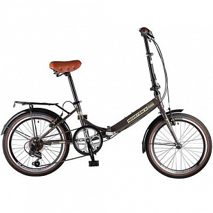 Велосипед Novatrack Aurora 20" (2016) Brown 20FAURORA6S.BN6
