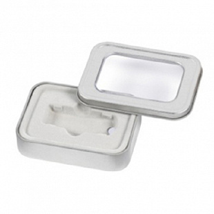 Подарочная коробка для USB-flash Twister silver PKG09