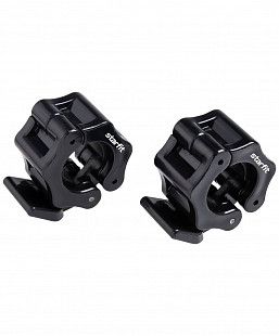 Замки с фиксатором для грифа Starfit Core BB-109 2 шт black