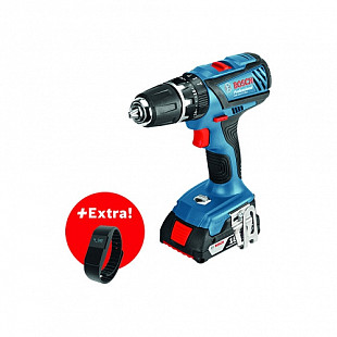 Аккумуляторная ударная дрель-шуруповерт Bosch GSB 18-2-LI PLUS + фитнес браслет 0615990K2S