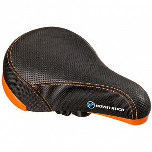 Седло Novatrack детское black/orange КЛ98789